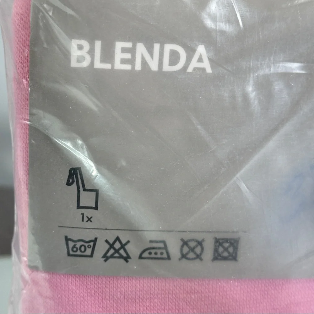 IKEA BLENDA Pink Cotton Chair Cover